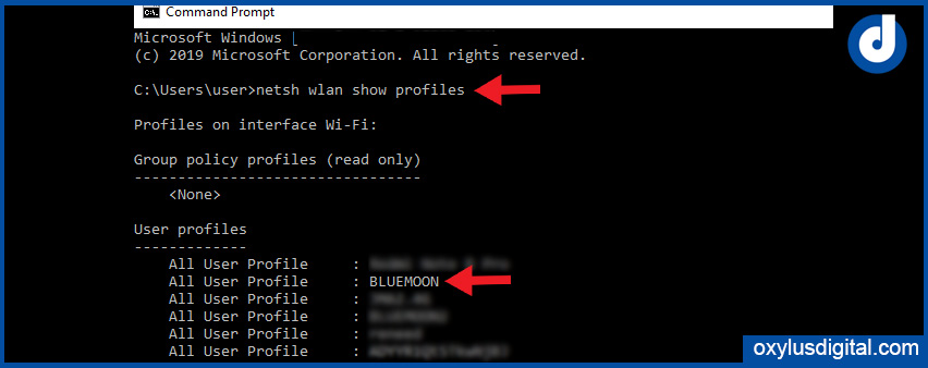 Find Wi-Fi Password Using Command Prompt