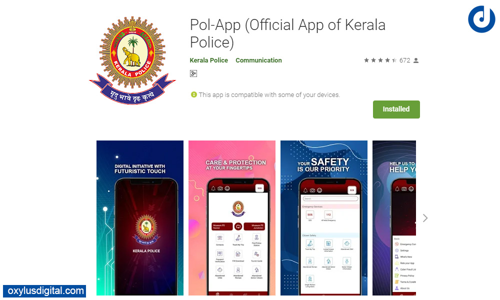 POL- APP: The Official Mobile App of Kerala Police