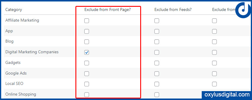Exclude Category Posts from Home Page